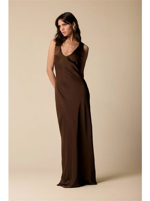 dress woman brown KOCCA | KOSIMA/30372